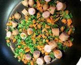 ウインナー入りケチャップライス作り方3写真