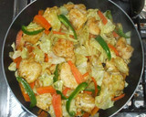 鶏むね肉と野菜のカレー炒め♪簡単作り方12写真