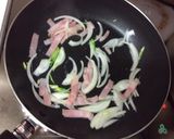 簡単！朝食に〜ベーコンスクランブルエッグ作り方3写真