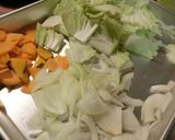 白菜と鶏肉のミルク・ヨーグルト煮作り方1写真