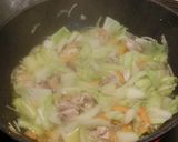 白菜と鶏肉のミルク・ヨーグルト煮作り方4写真