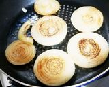 牛こまで玉ねぎステーキ青じそ風味作り方1写真