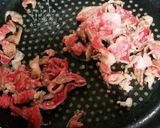 牛こまで玉ねぎステーキ青じそ風味作り方2写真