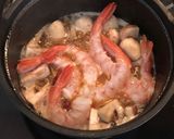 エビとキノコのアヒージョ(エビみそ入)作り方8写真