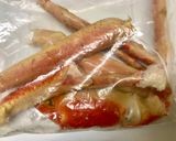 タラバガニのレタス炒飯作り方1写真