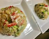 タラバガニのレタス炒飯作り方10写真