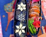 雪の結晶★海苔弁当 簡単 可愛い デコ弁作り方1写真