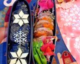 雪の結晶★海苔弁当 簡単 可愛い デコ弁作り方4写真