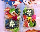 雪の結晶★海苔弁当 簡単 可愛い デコ弁作り方5写真
