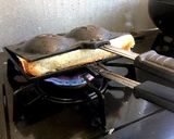 台所ペンギンの1つのパンde2匹の魚作り方7写真