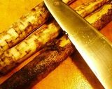 たたきごぼうの白みそ和え　おせち料理作り方2写真