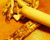 たたきごぼうの白みそ和え　おせち料理作り方3写真