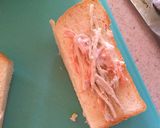 納豆とごぼうサラダのトースト作り方2写真