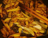 たたきごぼうの白みそ和え　おせち料理作り方10写真