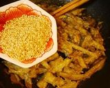 たたきごぼうの白みそ和え　おせち料理作り方14写真