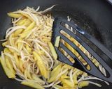 無限もやし・じゃがいもバター醤油炒め作り方5写真