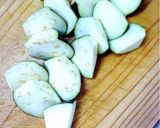 レバーと挽肉の茄子カレー作り方9写真