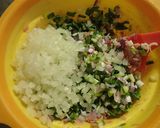 天栄赤ねぎとヤーコン水餃子☆キムチスープ作り方5写真