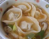 天栄赤ねぎとヤーコン水餃子☆キムチスープ作り方12写真