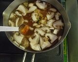 天栄赤ねぎとヤーコン水餃子☆キムチスープ作り方10写真