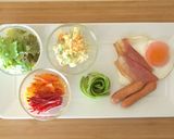 乗せて楽しい【オープンパンケーキ】作り方5写真