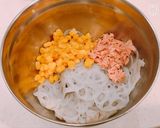 れんこんサラダ和風クリーミードレッシング作り方4写真