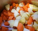 豚汁、しょうゆ麹＆味噌仕立て。作り方3写真