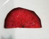絶品 紅大根のなます 薔薇づくり作り方1写真