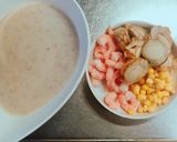 エビとホタテの里芋グラタン作り方1写真