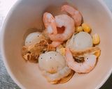 エビとホタテの里芋グラタン作り方3写真
