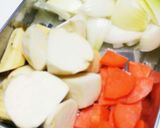 白いさつまいも(シモン)の絶品肉じゃが作り方1写真