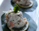 ゆで豚の「わさび白和え」作り方5写真