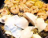 ガーリックシュリンプと絹ごし豆腐のパスタ作り方4写真