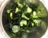 きゅうりとワカメの酢の物作り方4写真