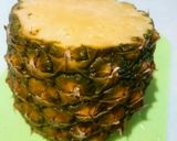 まるごとパイナップルを簡単にきる方法作り方1写真