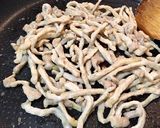 大根の葉とごぼうの肉入りきんぴら作り方3写真