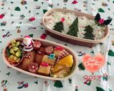 クリスマスツリー簡単小学生弁当作り方1写真