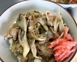 舞茸入り生姜焼き丼作り方4写真