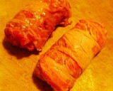 いんげんと人参の牛肉の華巻き　おせち料理作り方6写真