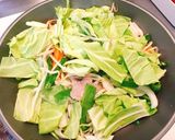 簡単！酒粕入り焼うどん作り方4写真