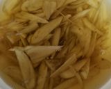 豚肉こまとゴボウの塩焼き作り方1写真