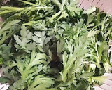 大量消費！土鍋で！春菊と長ねぎのすき煮作り方4写真