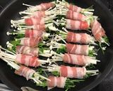 めっちゃ簡単！えのきと豆苗の肉巻き作り方7写真