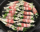 めっちゃ簡単！えのきと豆苗の肉巻き作り方7写真