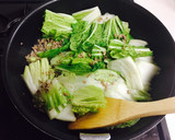 白菜と豚ひき肉のトロトロ中華炒め♪作り方3写真