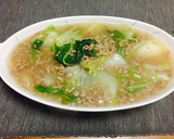白菜と豚ひき肉のトロトロ中華炒め♪作り方5写真