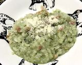 ひとり飯♪バジルリゾット☆粉ミルク消費作り方6写真
