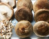 どんこ椎茸の鶏団子詰めグリル作り方1写真