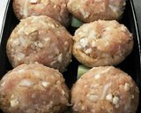 どんこ椎茸の鶏団子詰めグリル作り方3写真