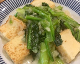 白だしで簡単！厚揚げと小松菜のみぞれ煮作り方4写真